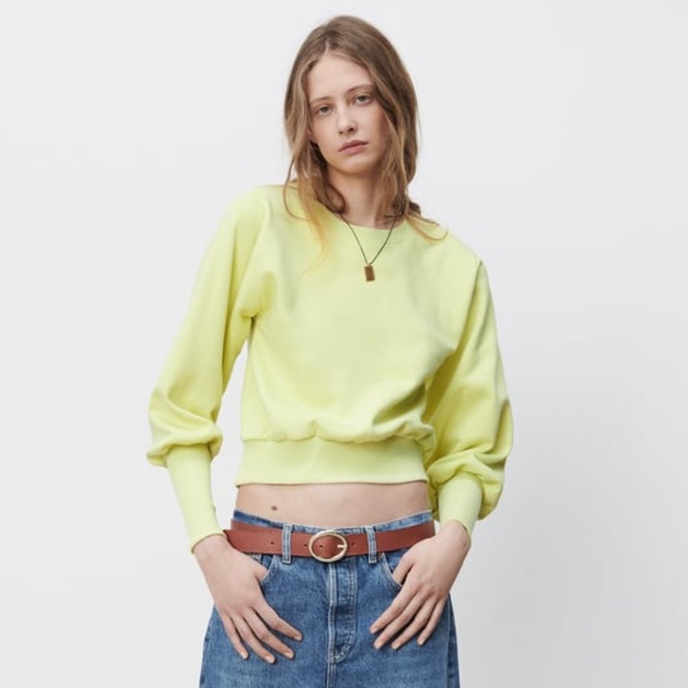 ZARA BALLOON SLEEVE SWEATSHIRT